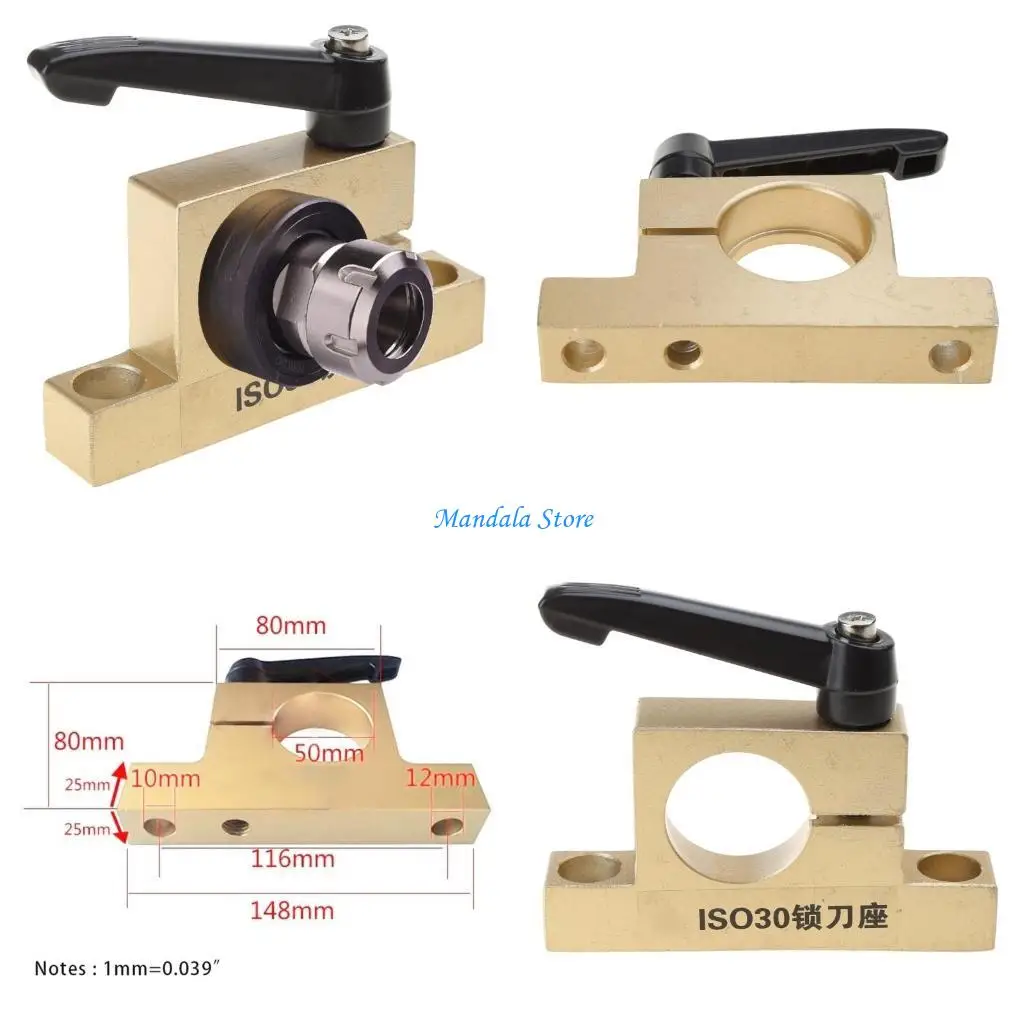 

U2JC Practical ISO30 Tool Holder Bearing Knife for Seat Lock Device Cutter Knife Wrenching Tool Engraving Machine Accessories