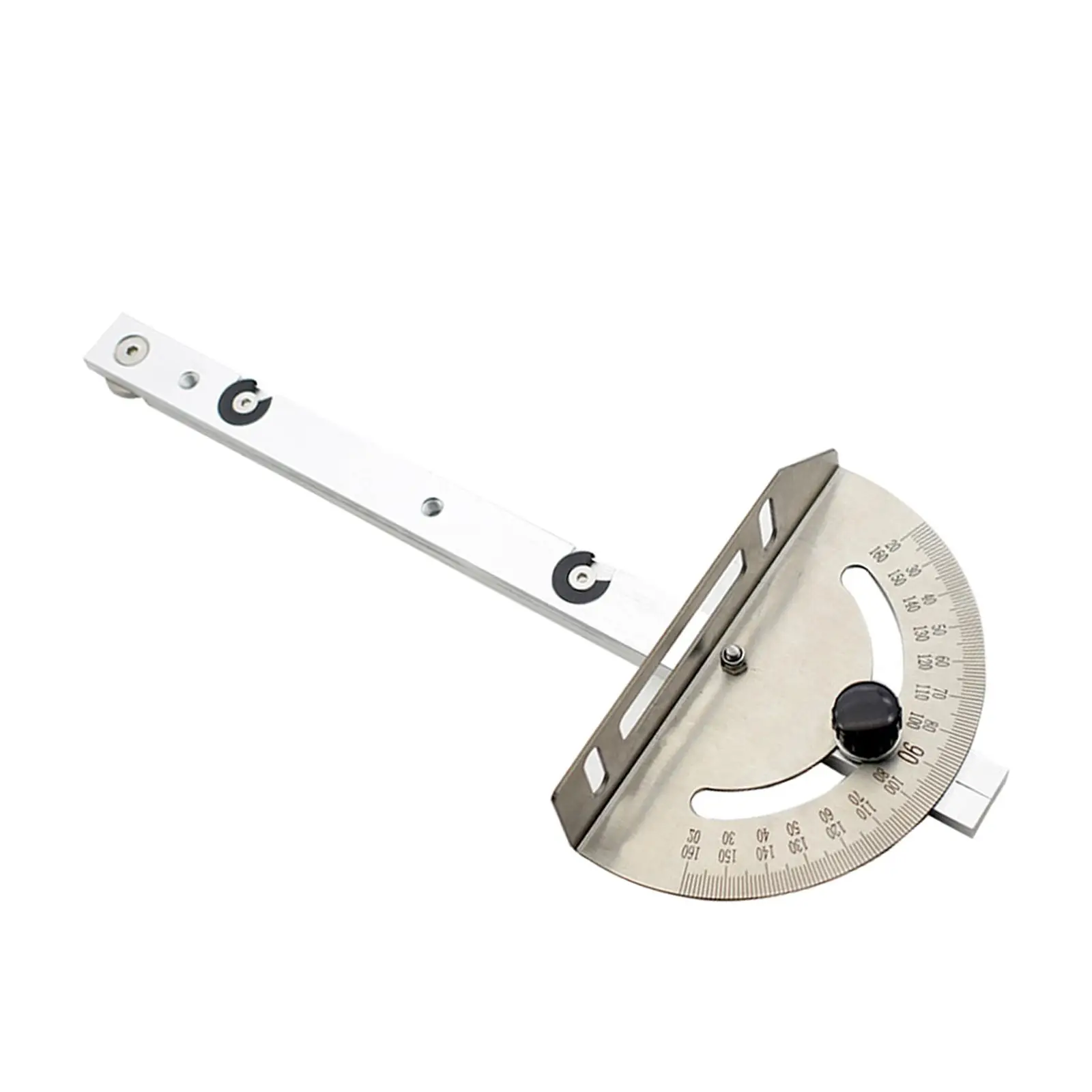 1 Piece Miter Gauge Miter Gauge Table Saw Angle Gauge Ruler Aluminum Alloy Adjustable With T Slot Fence Suitable for