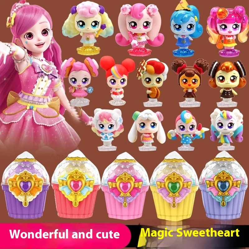 

Miaomengke Magic Sweetheart Series Toy Storytelling Doll Sixth Season Children Girls Dessert Plaything Collectible Anime Figures