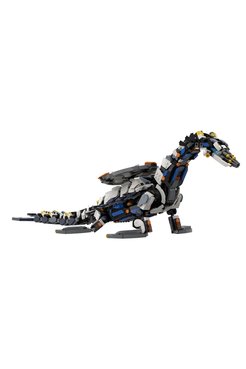 

MOC Horizon Tide Ripper, механический зверь, строительные блоки, модель Forbidden West, игра Tide Ripper Monster, кирпичи, игрушки, подарок на день рождения