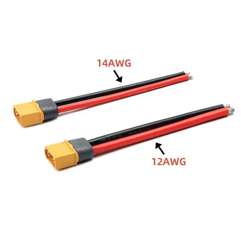 1PCS XT60H male and female model aircraft connection cable, electrically adjustable lithium battery extension charging cable