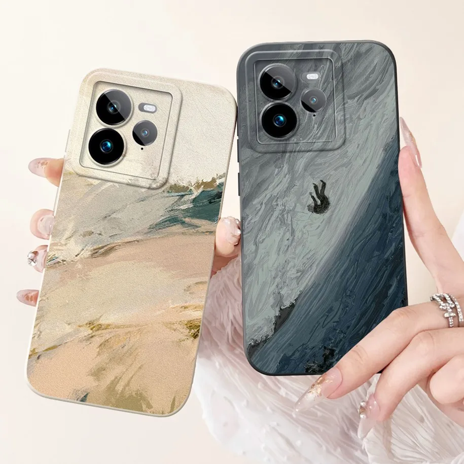 حافظة لهاتف Realme GT 7 2025 Realme GT 7 Pro غطاء فاخر مطلي بالحلوى من السيليكون الناعم المقاوم للصدمات لهاتف Realme GT 7T GT7