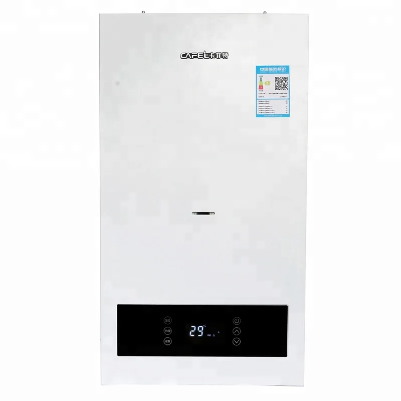 Caldera de gas colgante de pared de gas natural nacional tipo escape de equilibrio de nuevo producto 20-28KW para sistema de calefacción