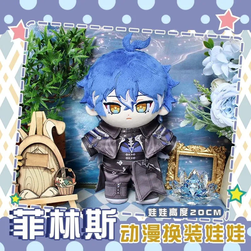 

Game Kyryll Flins Plush Doll Fan 20cm Change Clothes Genshin Impact Stuffed Fans Flins Plush Toys Kids Dolls Birthday Gift