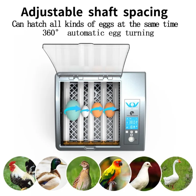 Automatic Incubator Egg Home Brooder Bird Quail Chick Hatchery Incubator Poultry Hatcher Turner Farm Incubation Tools 16 Eggs