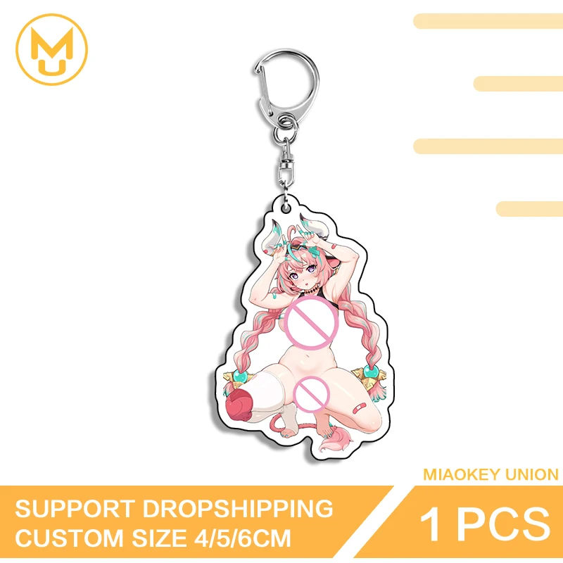 

Genshin Impact Squatting Varesa Acrylic Key Chains Adorable Ingenious Creative Accessories Suitable For Toys Hobbies Gifts