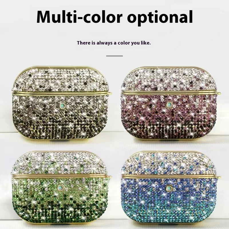 Suitable for Apple AirPods protective case AirPods 2nd generation wireless electroplated Bluetooth headphone case anti drop