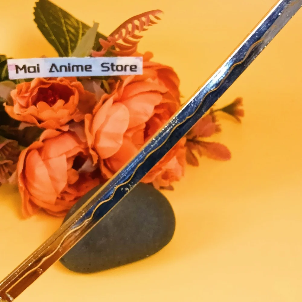 6in معدن رورونوا زورو كاتانا الحجم الحقيقي كاتانا أنيمي زورو نينجا سكين الأصلي الساموراي صابر وهمية السيف الصلب لعبة غير حادة هدية #3