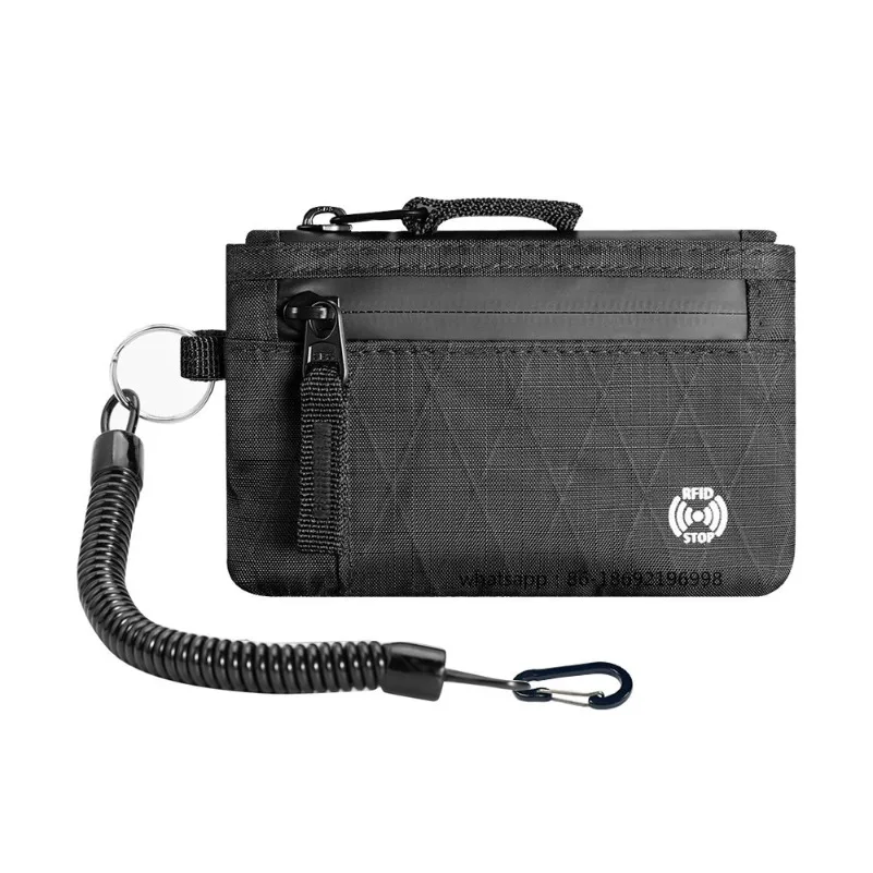 Anti-magnetic Card Bag for Travel Abroad Anti-theft Swipe Coin Purse Waterproof Rfid Document Bag Portable Key Case Wallet