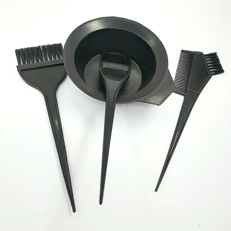 

Комплект аксессуаров для окрашивания волос, 4 шт./компл., пластиковая чаша для смешивания цветов, щетка для перемешивания, расческа для окрашивания волос, инструмент для укладки волос