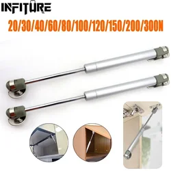 2pcs 20/30/40/60/80/100/120/150/200/300N Furniture Hinge Kitchen Cabinet Door Lift Pneumatic Support Hydraulic Gas Spring Stay