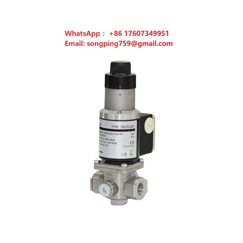 STIEFEL Adjustable Flow Aluminum Alloy Gas Solenoid Valves IP54 Protection Threaded/Flange Connection OEM Support Boiler