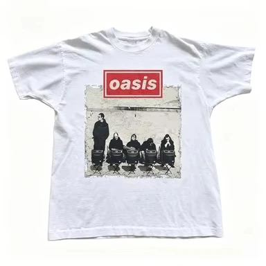 2026 new Unisex  T Shirt Vintage Grunge Band Group Beach Poster Graphic Print Crew Neck Short Sleeve Casual Streetwear Tee Men