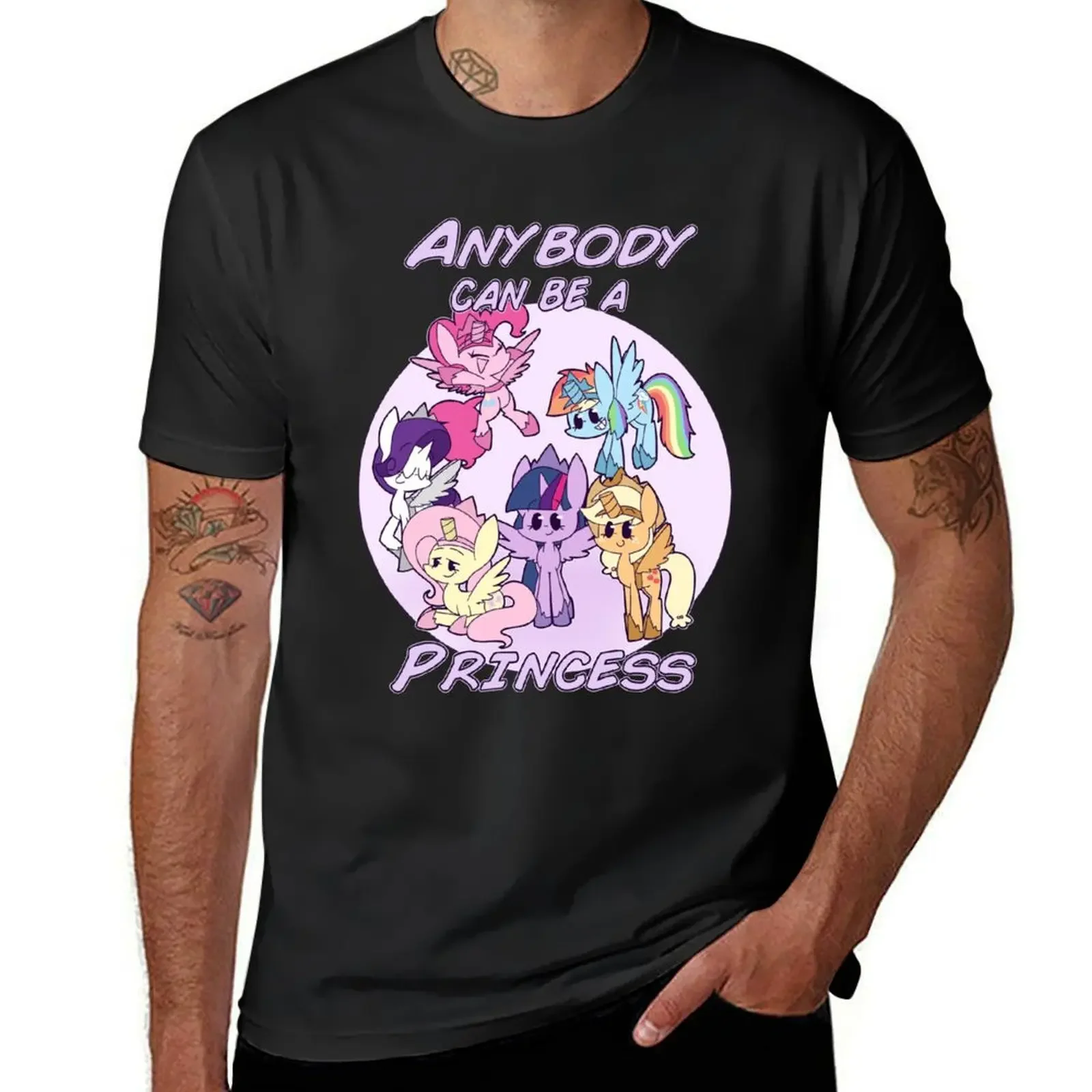 Anybody Can Be A Princess T-Shirt plain anime t shirts cute clothes tops mens shirts graphic tee