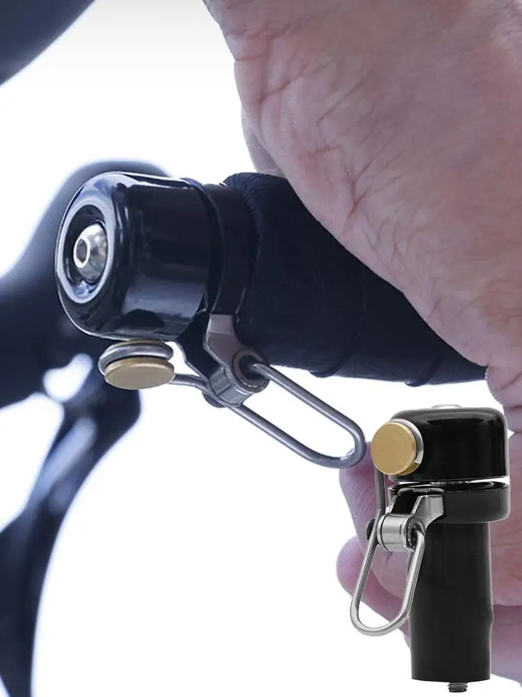 AliExpress Retro Brass Bike Bell, Loud Classic Bicycle Handlebar Ring Bell for Road MTB City Bike, Easy Install End Bar Plug Horn