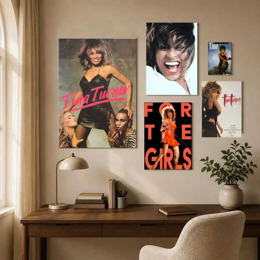 Tina Turner Poster HD Self-adhesive Waterproof DIY Decorative Painting For Home Living Room Bedroom Bathroom Wall Decor