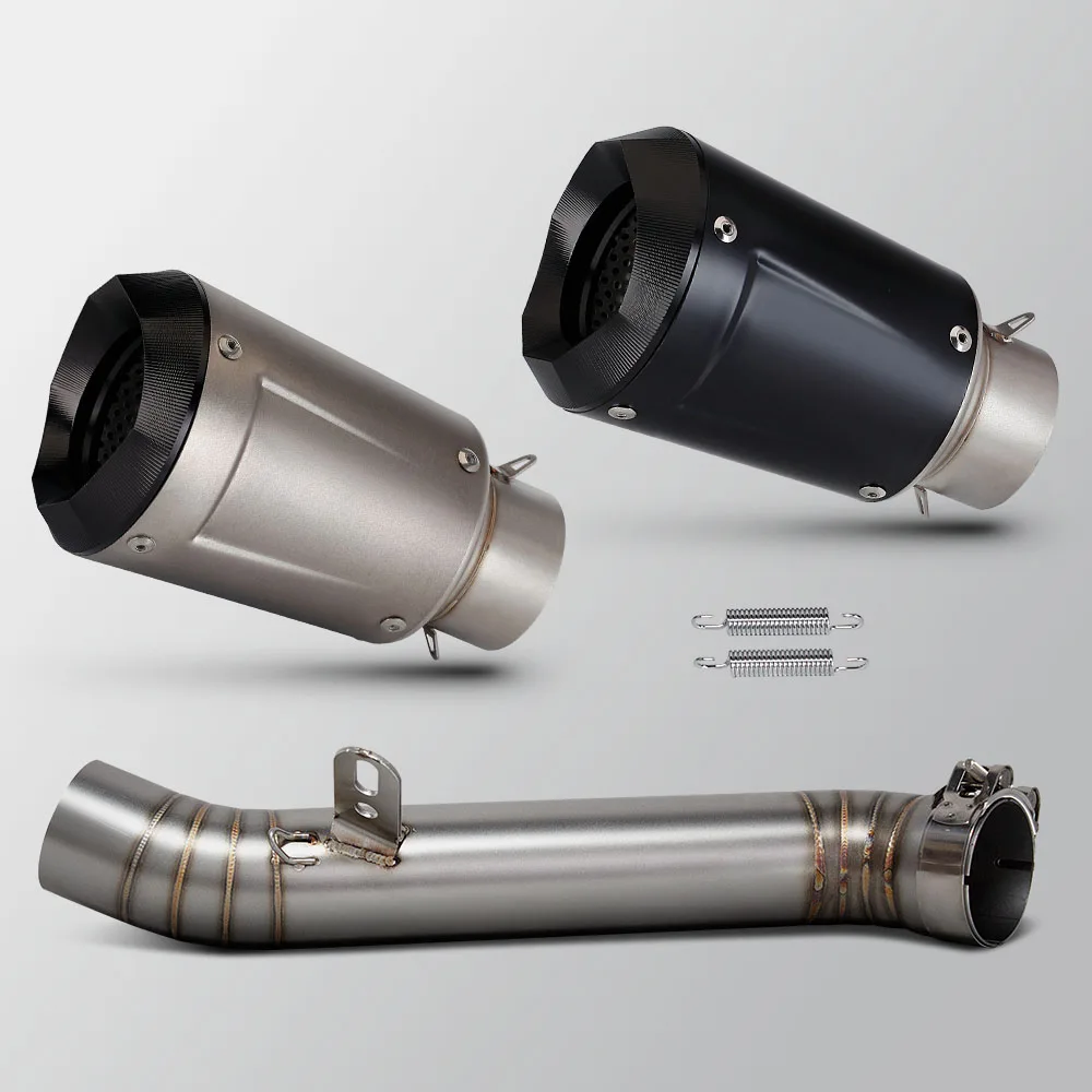 

Motorcycle Exhaust Racing Kit Mid Tail Pipe Adapter With RS22 Muffler For Aprilia RSV4 RSV1100 Factory Tuono V4 1100 2009-2016