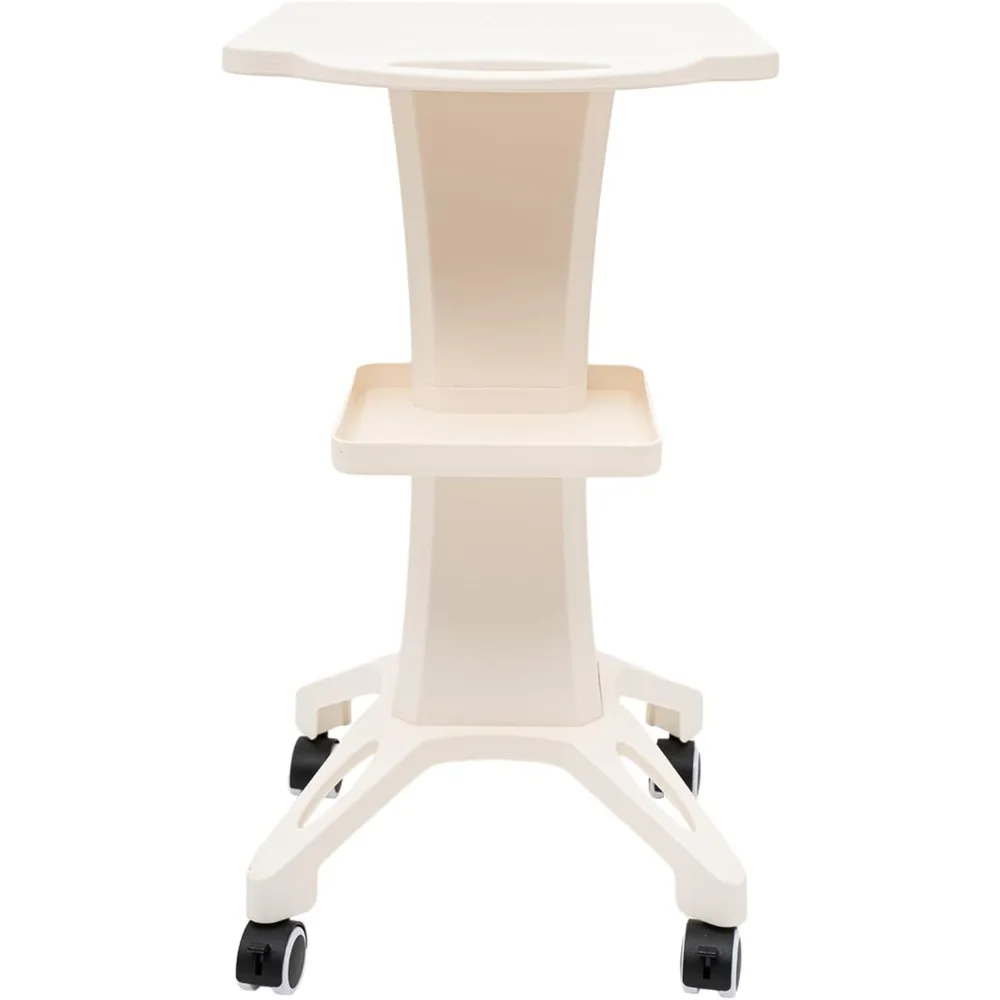 حامل عربة صالون مع عجلات 110 رطل عربة خدمة صالون تحميل قوي لأداة السبا عربة محطة صالون المتداول سبا