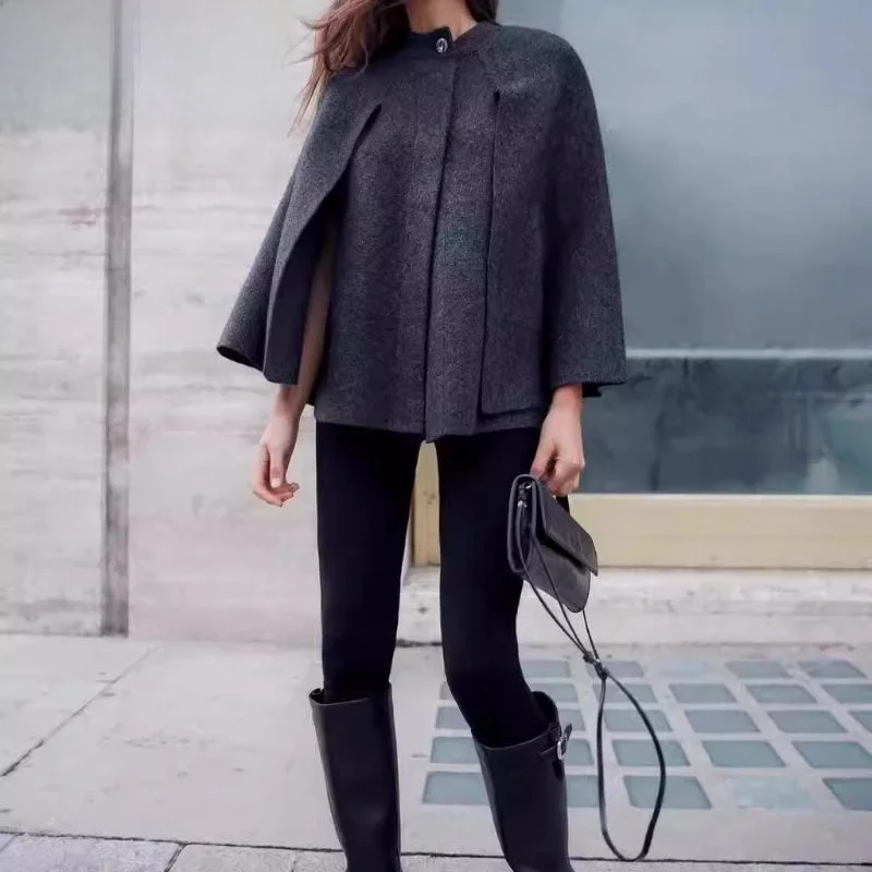 

Faionable Knitted Cardigan Design Sweater Coat Women's Autumn Winter New Arrival Overhead Sle Sweet Loose Fit Long Sve