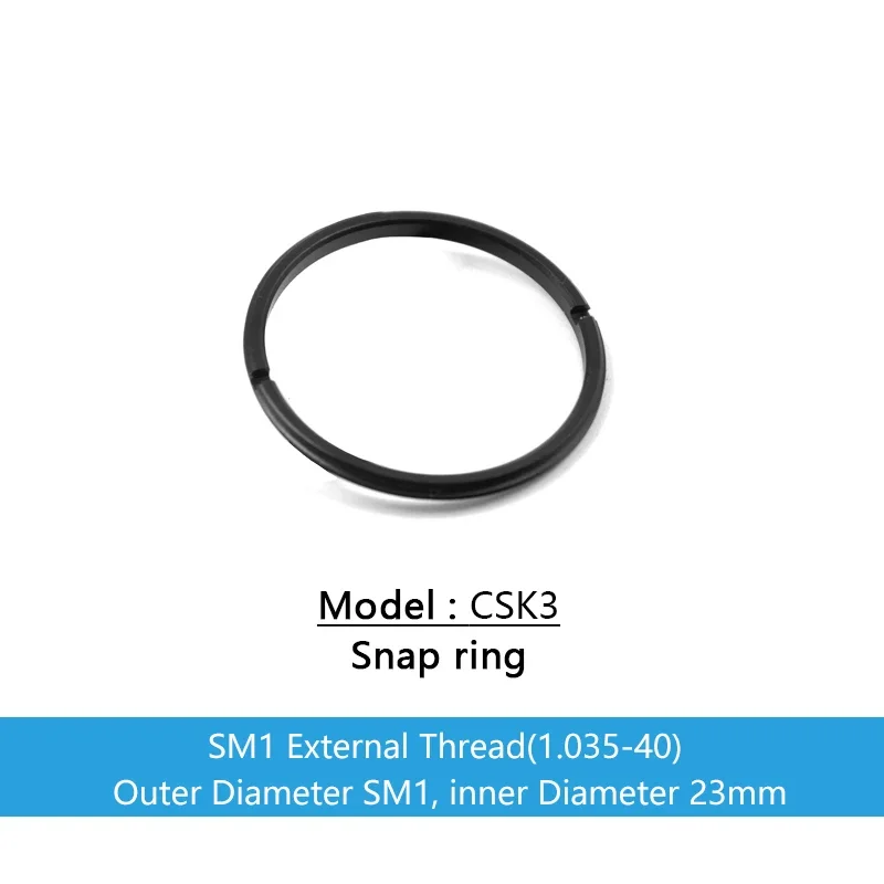 

CSK3 SM1 Snap Ring Frame Locking external thread 26 to 23mm For 30mm Cage System Diameter 25.4mm Coaxial Accessories