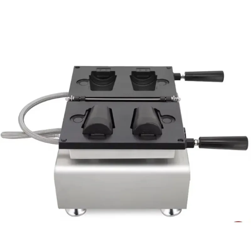 Commercial Taiyaki Waffle Maker Edible Coffee Cup Snack Machine CE Certified for Business Use Hot Sale