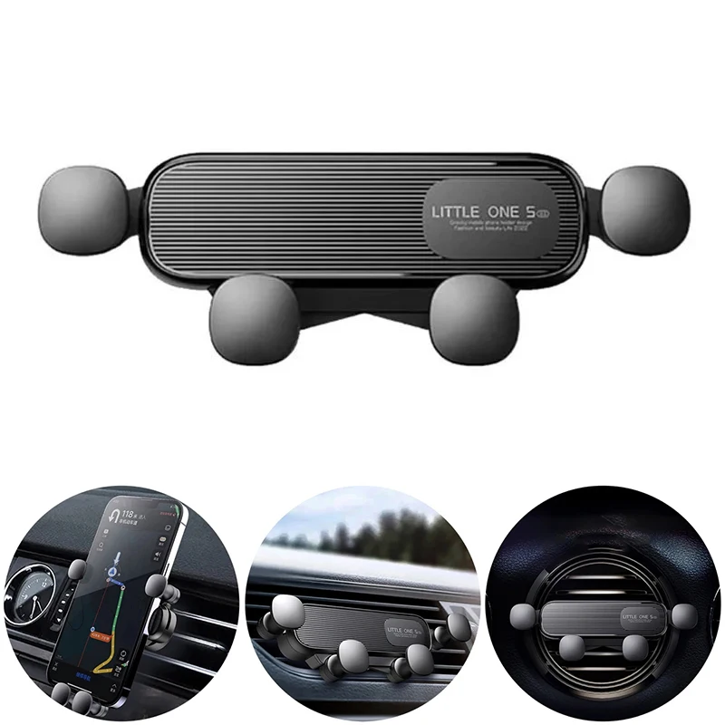 Gravity Car Phone Holder Auto Air Vent Clip Mount Mobile Phone Stand In Car GPS Support For iPhone Samsung Huawei Xiaomi Bracket