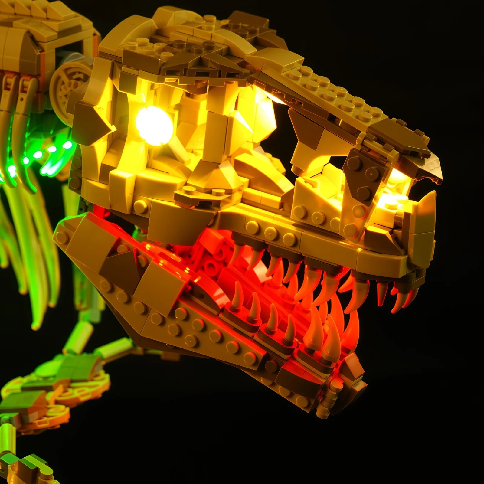 MAXCXT LED Light For LEGO 76968 Jurassic World Dinosaur Fossils: Tyrannosaurus Rex Building DIY Decorative Lamp NOT Building view 3