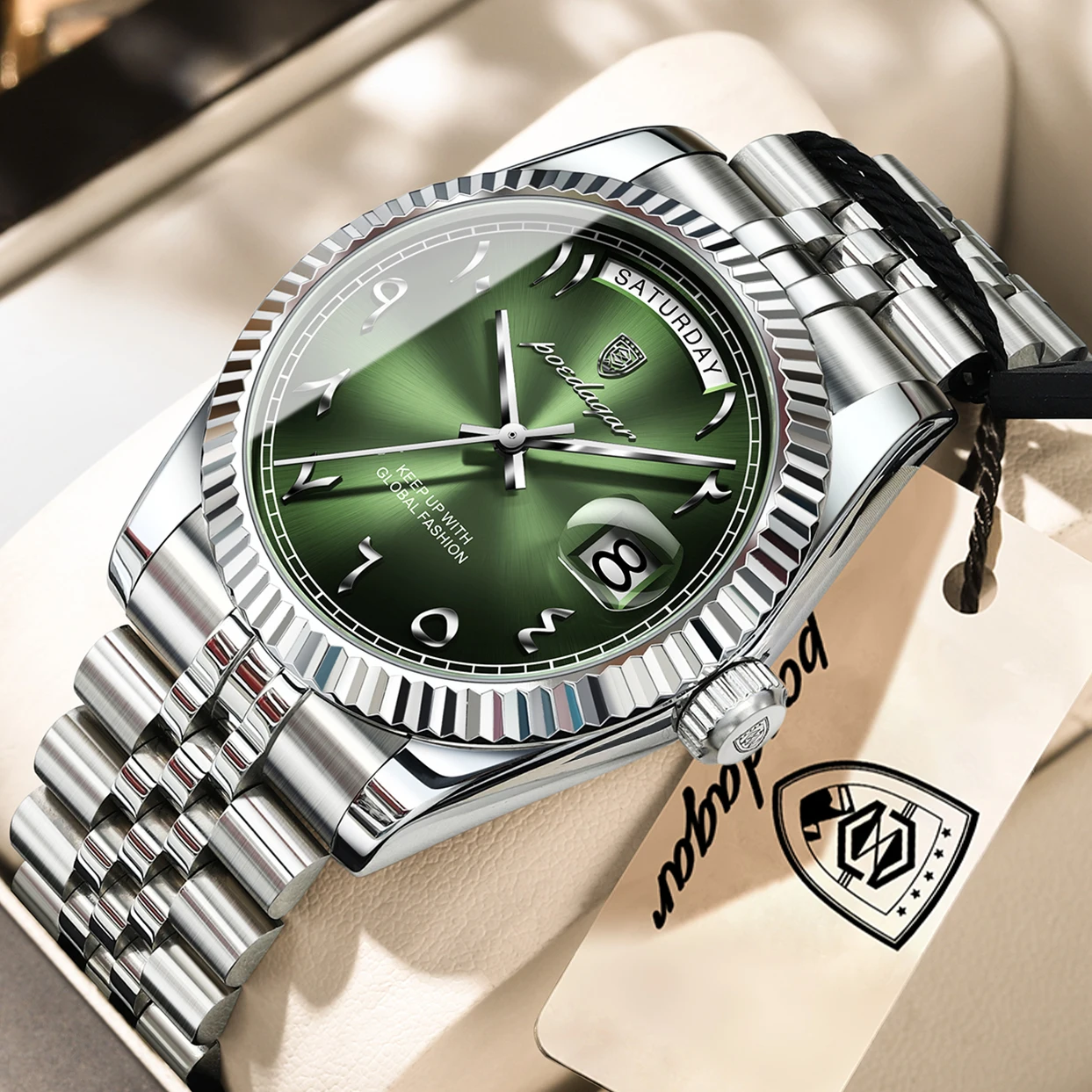 POEDAGAR トップトレンド メンズ腕時計 ステンレスス - Luxury Watch Hublot のレビューと価格