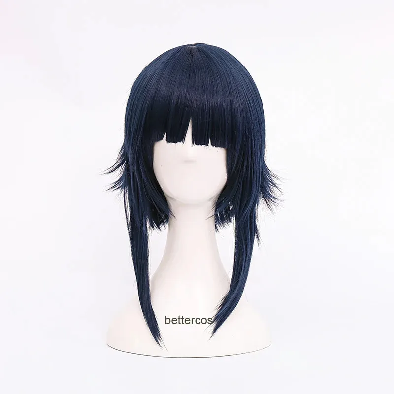 

NewAnime Hyuga Hinata Cosplay Wigs Black Blue Mix Synthetic Hair Fluffy Party Carnival Role Play Wig Two Styles+ Wig Cap2025
