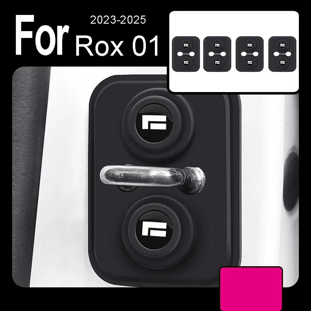 

Силиконовый чехол для дверного замка, подходящий для BAIC JISHI Polestone 01 Rox 01, автомобильные дверные замки, антикоррозийный, амортизирующий, бесшумный защитный чехол