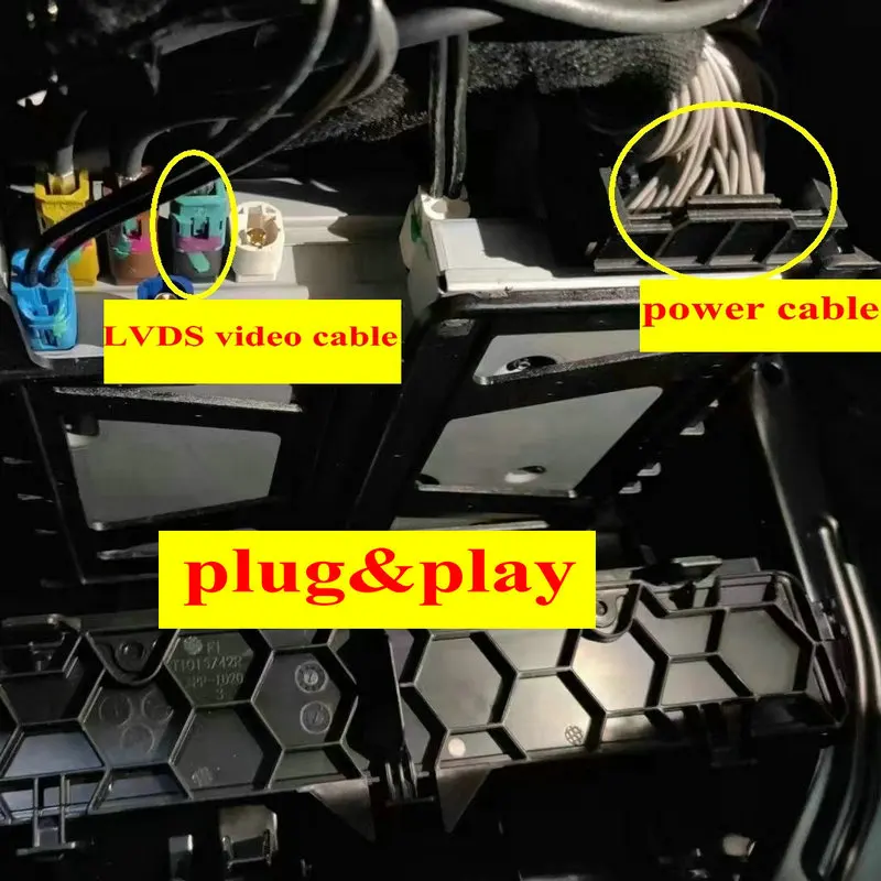 Telecamera posteriore per Audi A3 2021 2022 2023 Plug & Play Non è necessario essere codificato Linee guida inversa Backup Cam Interfaccia Supporto