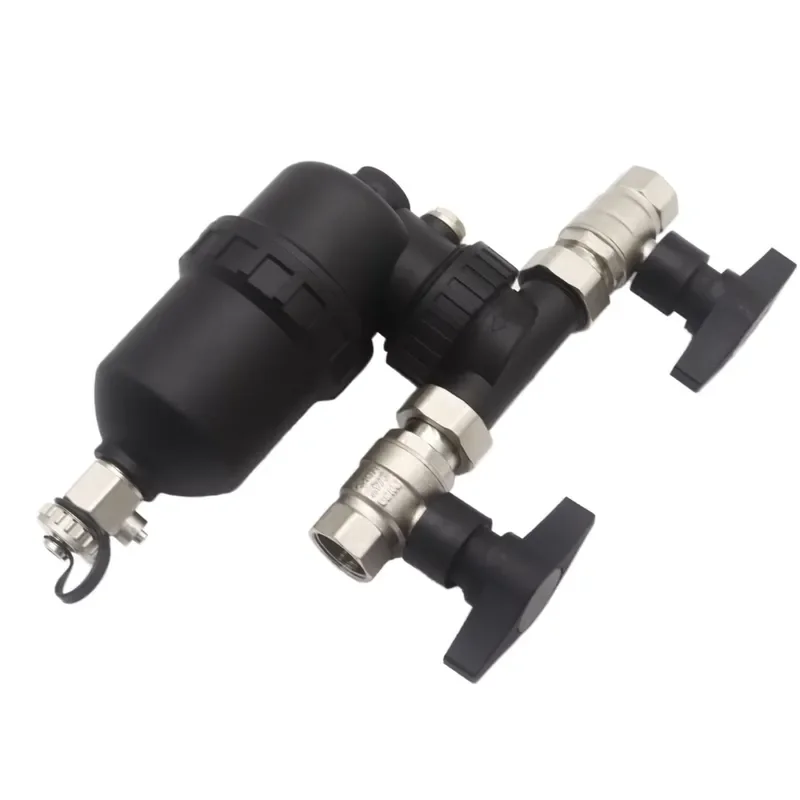 for Hot  Boiler Magnetic Filter Brass Material Fouling Separator 12000 Gauss 3/4 1 1/2 Inch Ball Valve Magnetic Filter