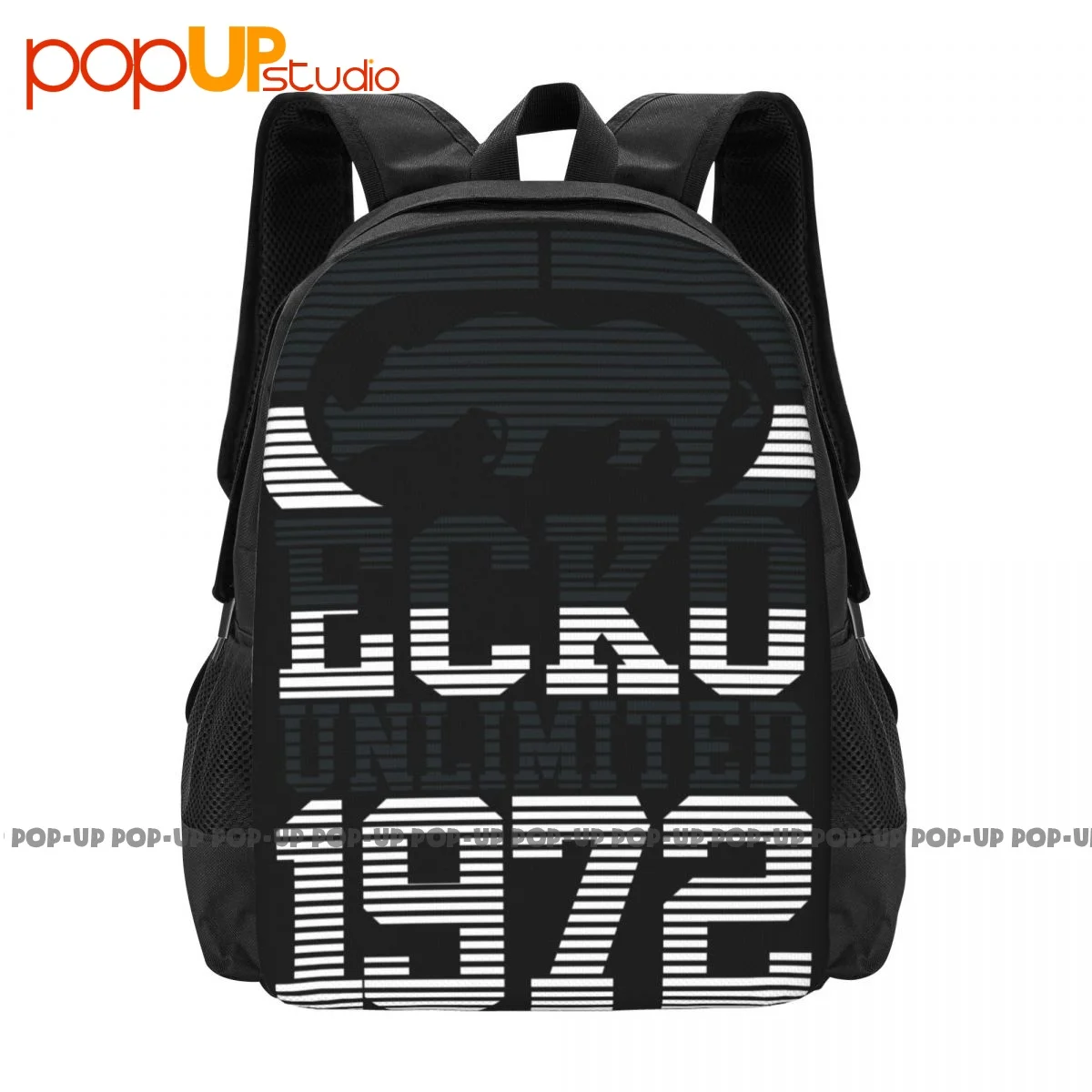 Ecko_Unltd Iron Side Rhino Logo Backpack Large Capacity Hot Training Eco Friendly School Sport Bag