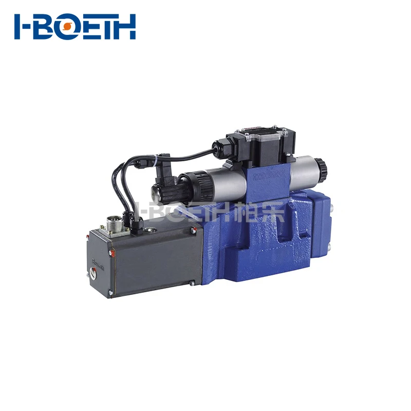 صمامات النسبة الهيدروليكية OEM سلسلة 4WRE 4WRAE6W07-22/G24K31/F1V صمام هيدروليكي نسبي من سلسلة