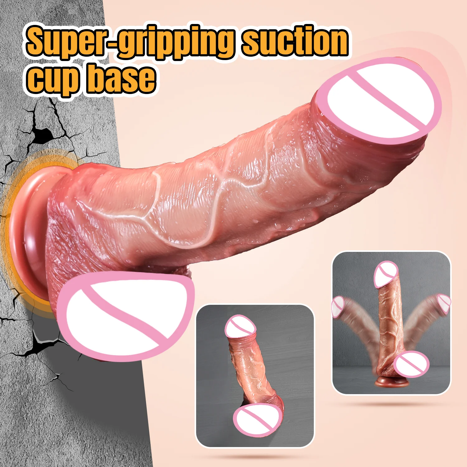 Super Realistic Dildo For Female Masturbation Flexible Penis Penetration Anal Suction Cup Big Dick Sexy Adult Sex Toys for Women