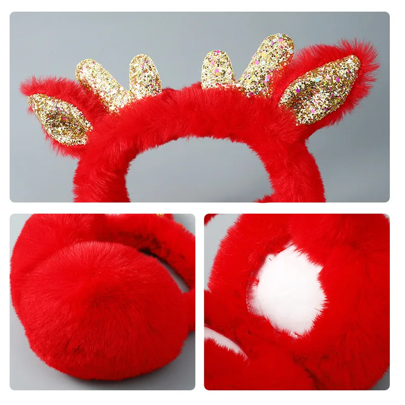 Earmuffs Earmuffs Warm Earmuffs Warm Earmuffs Female Winter Christmas Korean Version Cute Earbag Winter Earmuffs