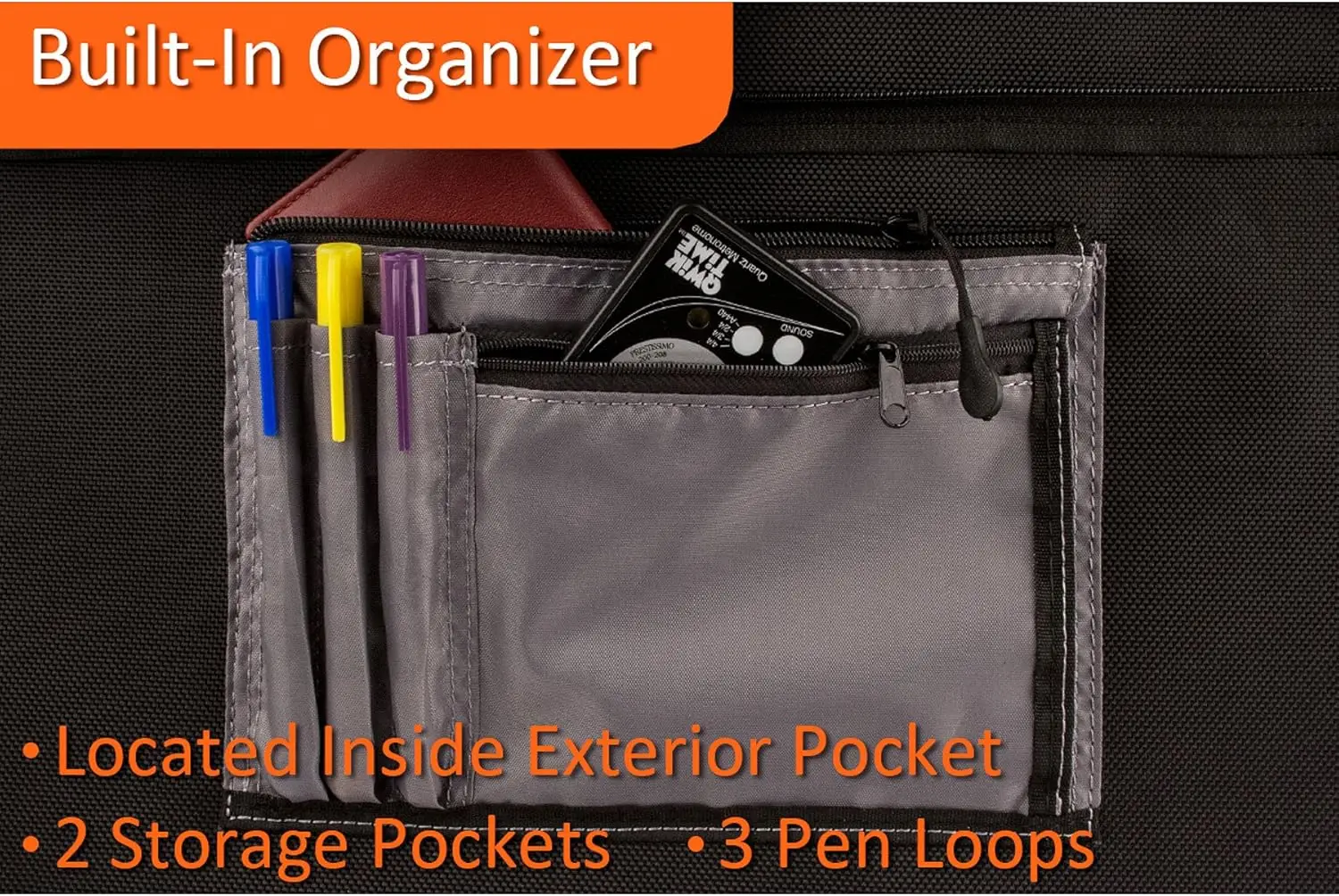 Profesjonalny futerał na saksofon sopranowy z odpornego na warunki atmosferyczne nylonu i drewnianą ramą