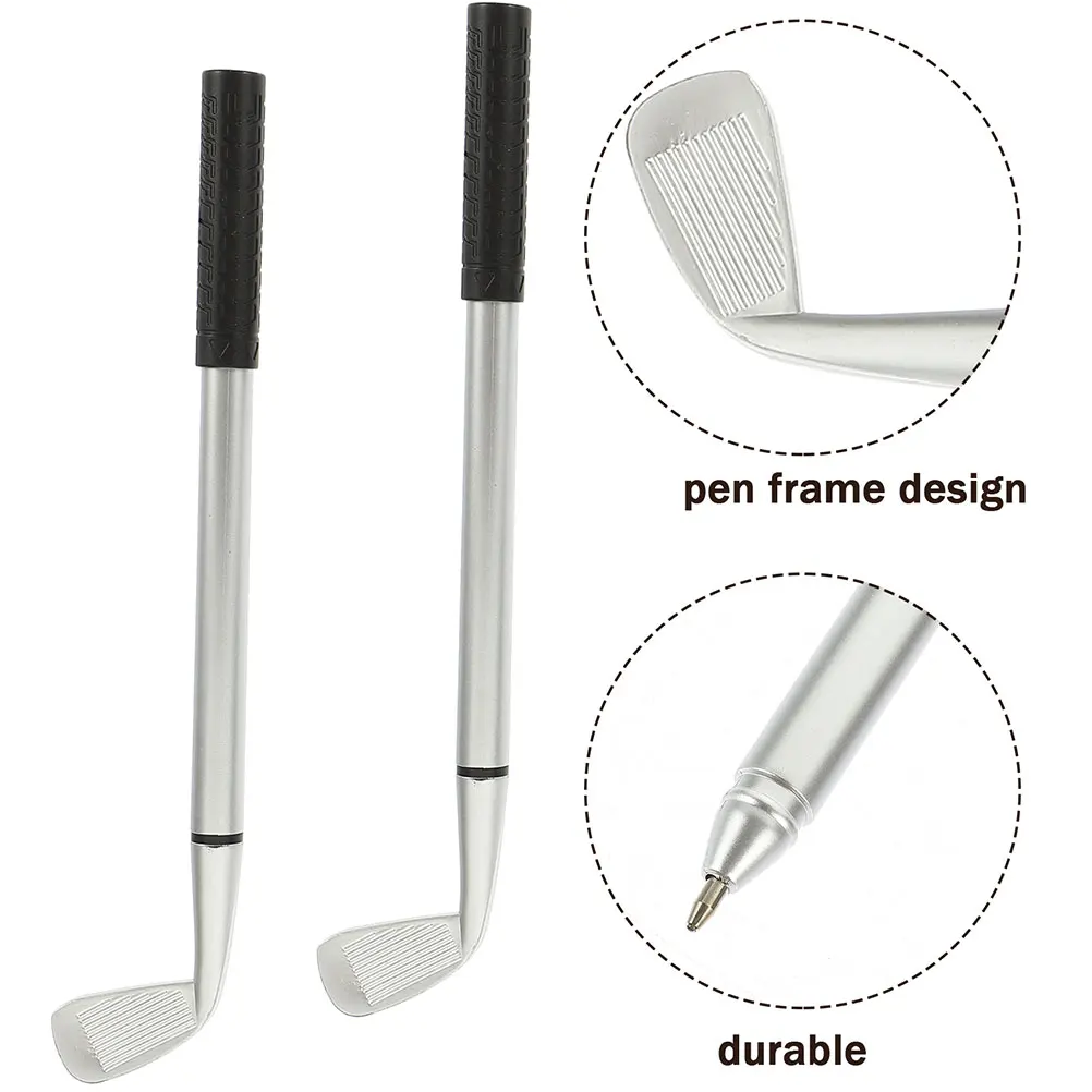 

5Pcs Simulation Club Ballpoint Pen Premium Novelty Pens for Gifts Awards Students Club Events Office Stationery
