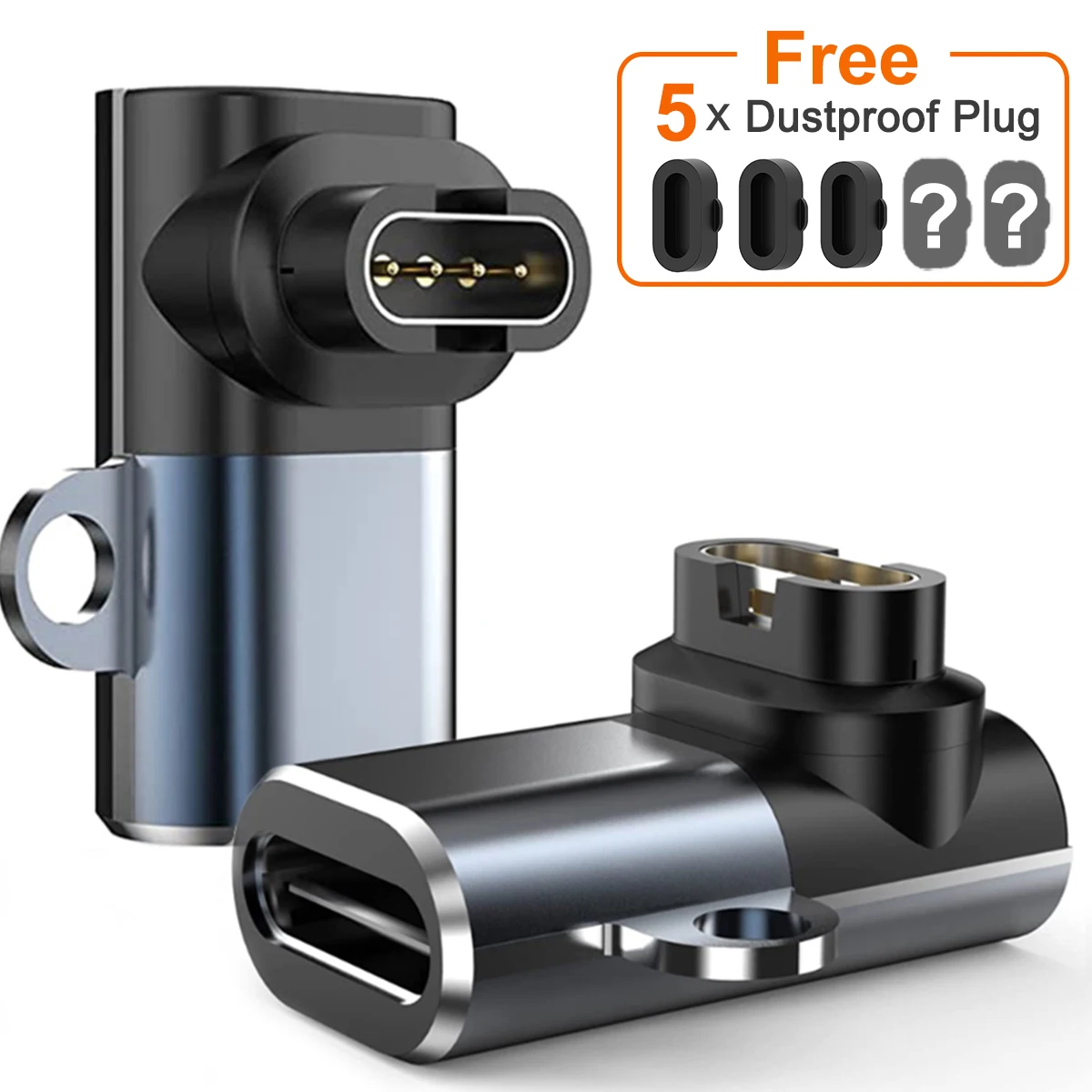 2In1 نوع C/مايكرو حوض ساعة مهايئ شاحن ل Garmin Fenix 5 5s 5X 6 7 8 Vivoactive 4 3 2 شحن محول للغارمين Marq2