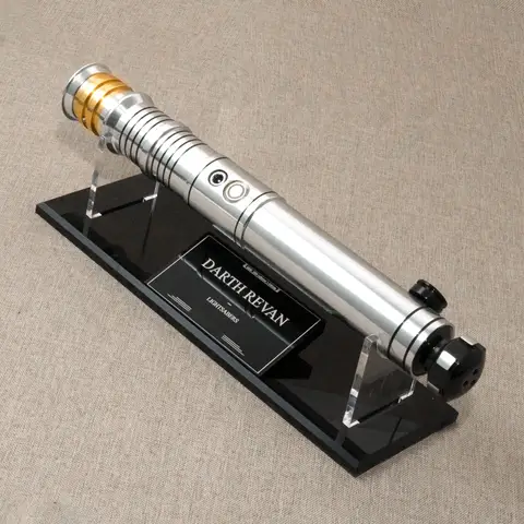 DARTH REVAN Lightsabers collection display stand saber nameplate acrylic material 89sabers ELFsaber LGTsaber Can be used