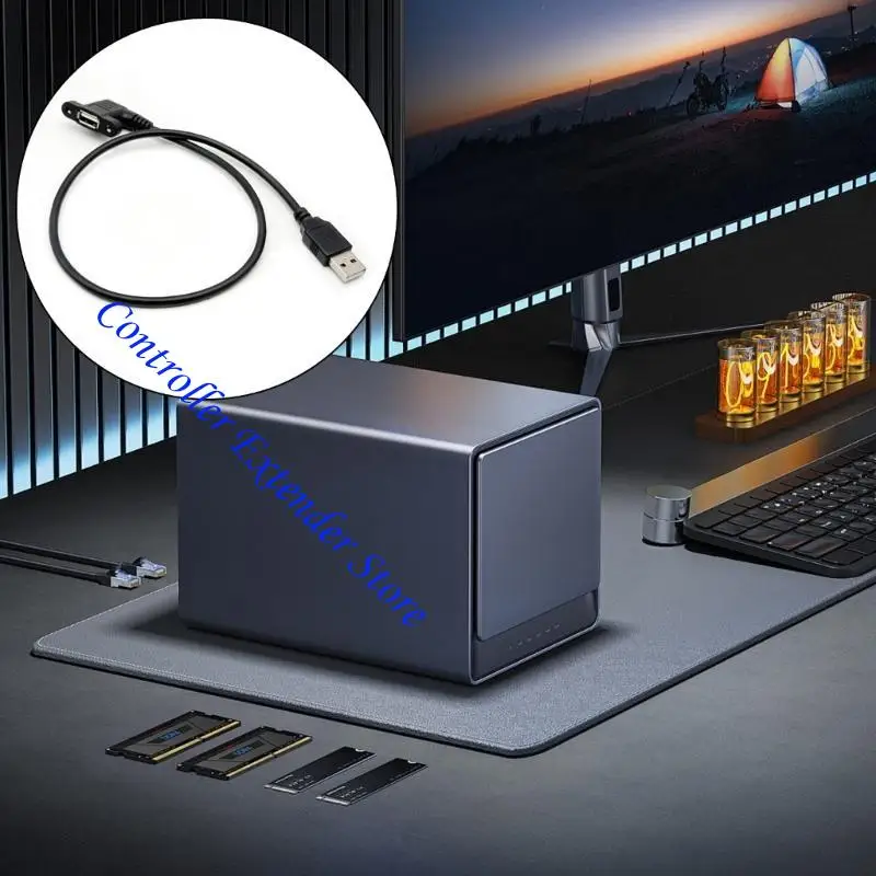 N84BポータブルUSB 2.0マウント耳を備えたデータ転送ケーブル、PC、プリンター、マウス、キーボード用に複数の長さ30cmまたは50cm