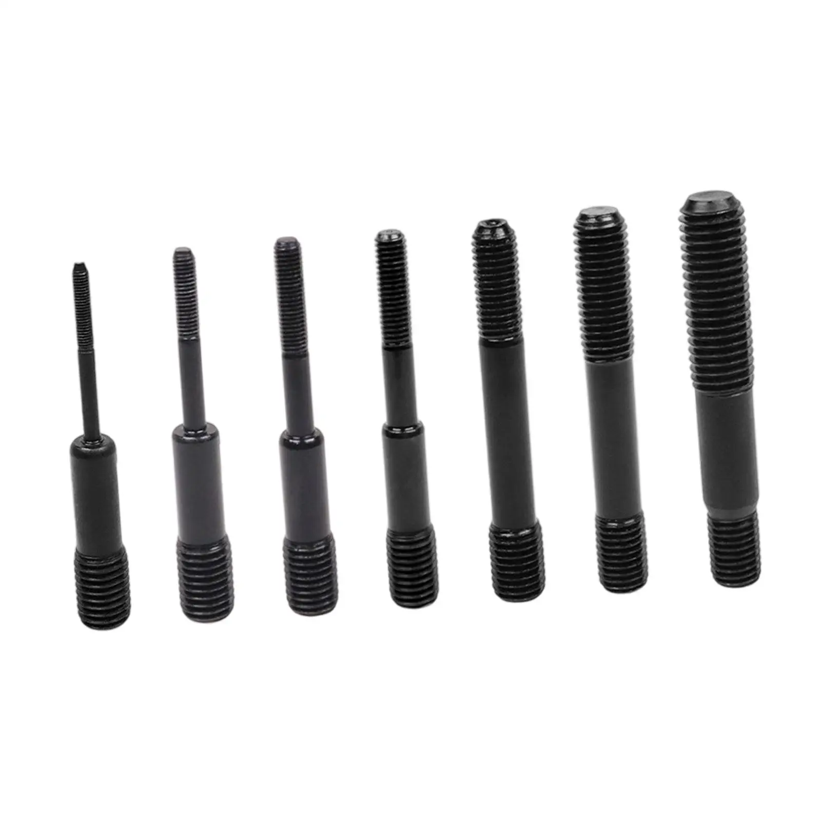 7x Air Hydraulic Rivet Nut Tool Tool Setting Kit Industrial Nose Piece Change M8 Air Rivet Nut Pull Setter for Construction