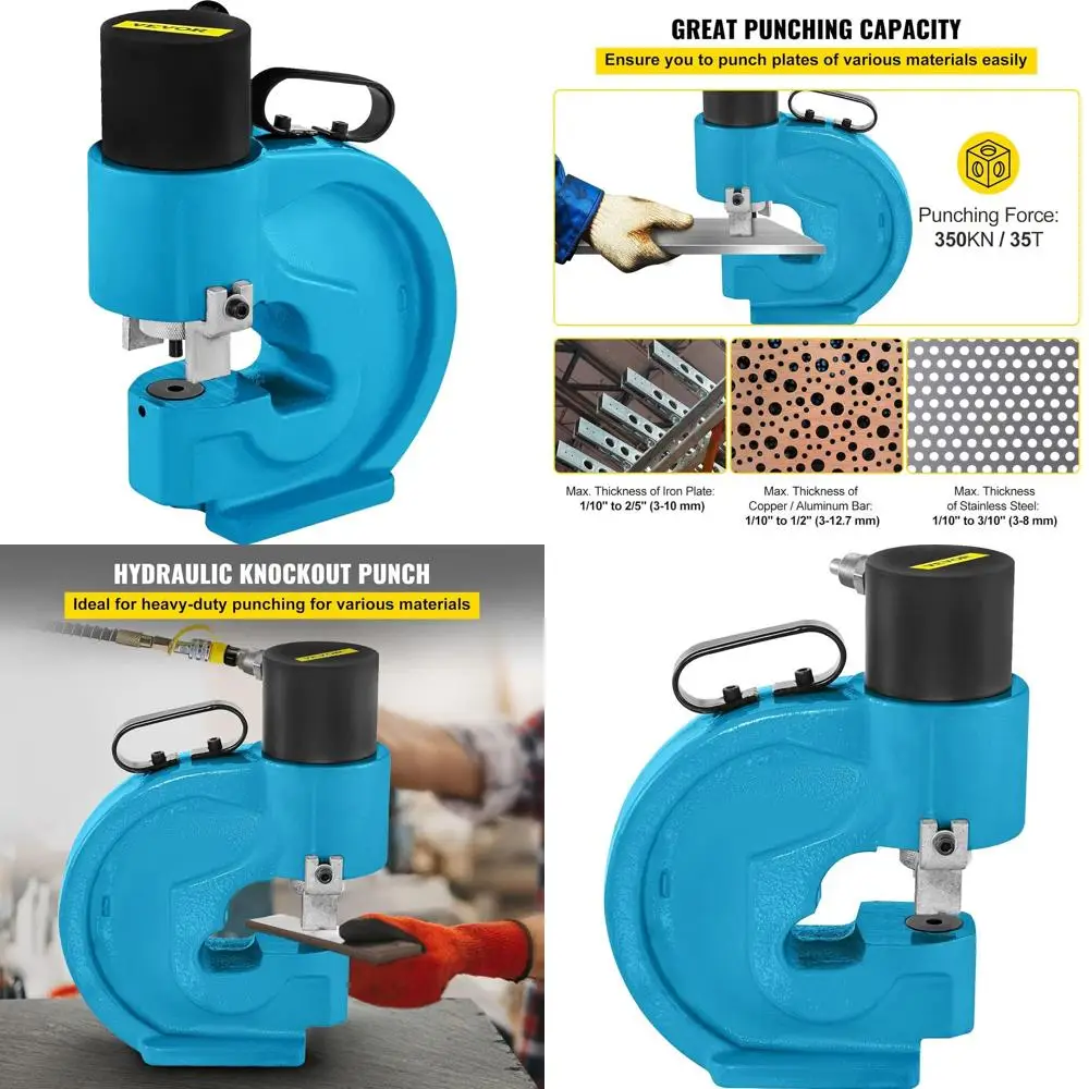 

Гидравлический пробивочный инструмент на 35 тонн для листов из железа, меди, нержавеющей стали