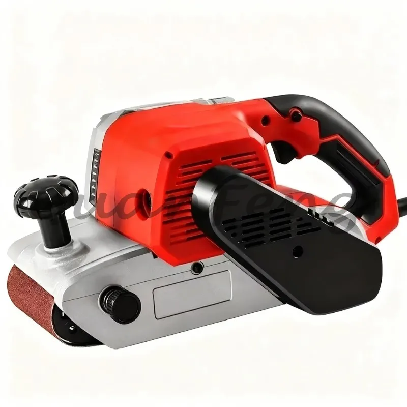 4 Inch Portable High Power Belt Sanding Machine Household Woodworking Sander for Sandpaper Grinding Work
