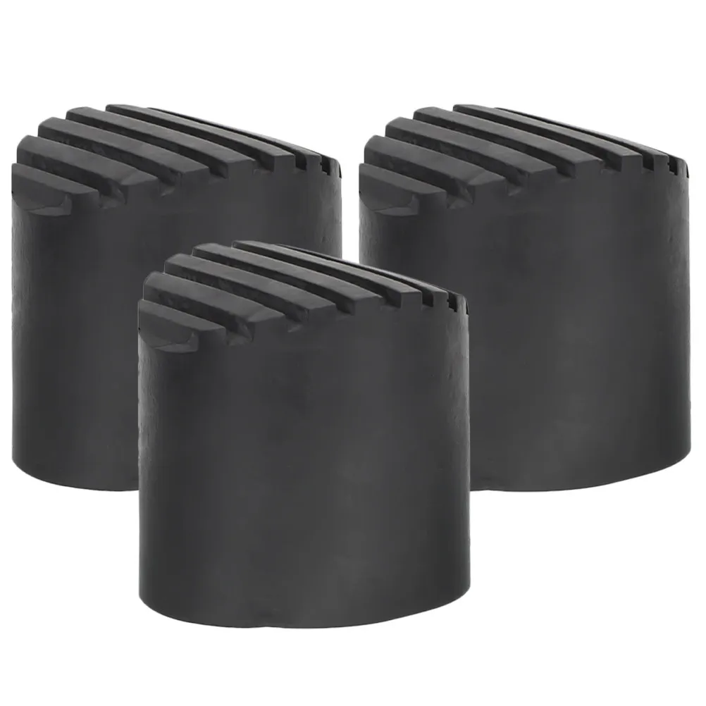 3Pcs Ladder Feet Non Slip Rubber Covers Thickened Foot Pads Protector for Telescoping Ladder Stable Foot Replacement