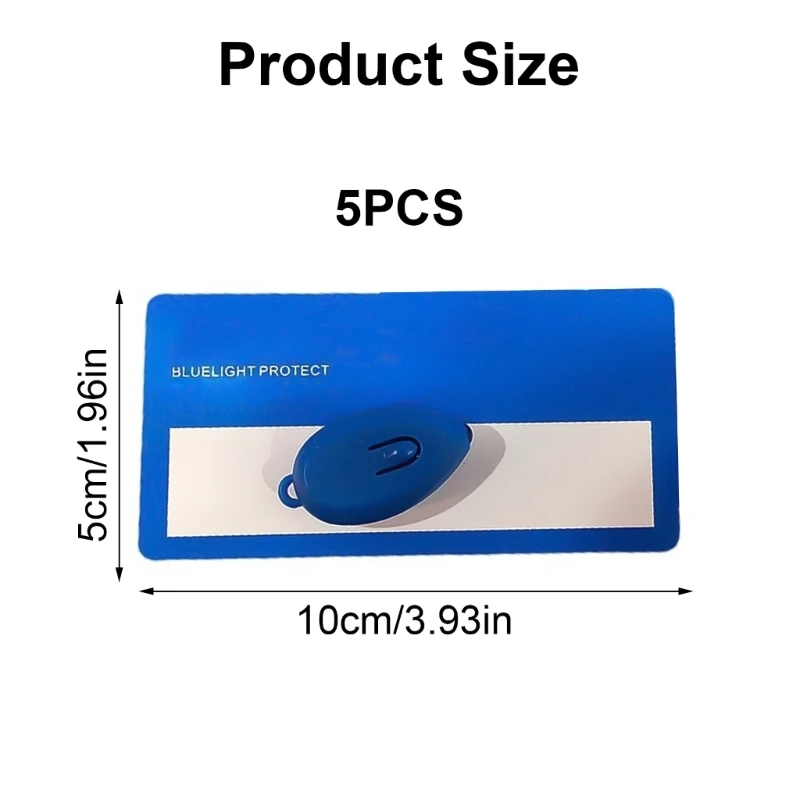 F92C Anti Blue Light Screen Shroaters Tester Card Card Card Light Glasses UV -тестеры переменный ток