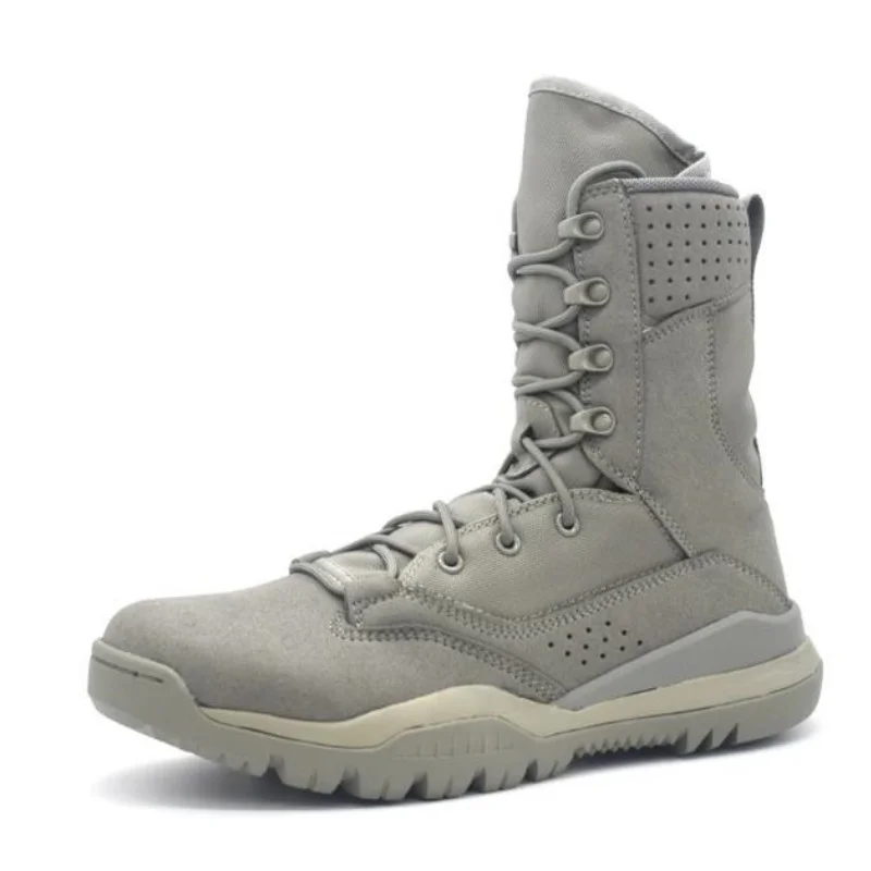 Men Outdoor Hiking Desert Boots Lightweight Breathable Male Ankle Boots Jungle Shoes Men's Desert Work Safety Sneakers 38--45