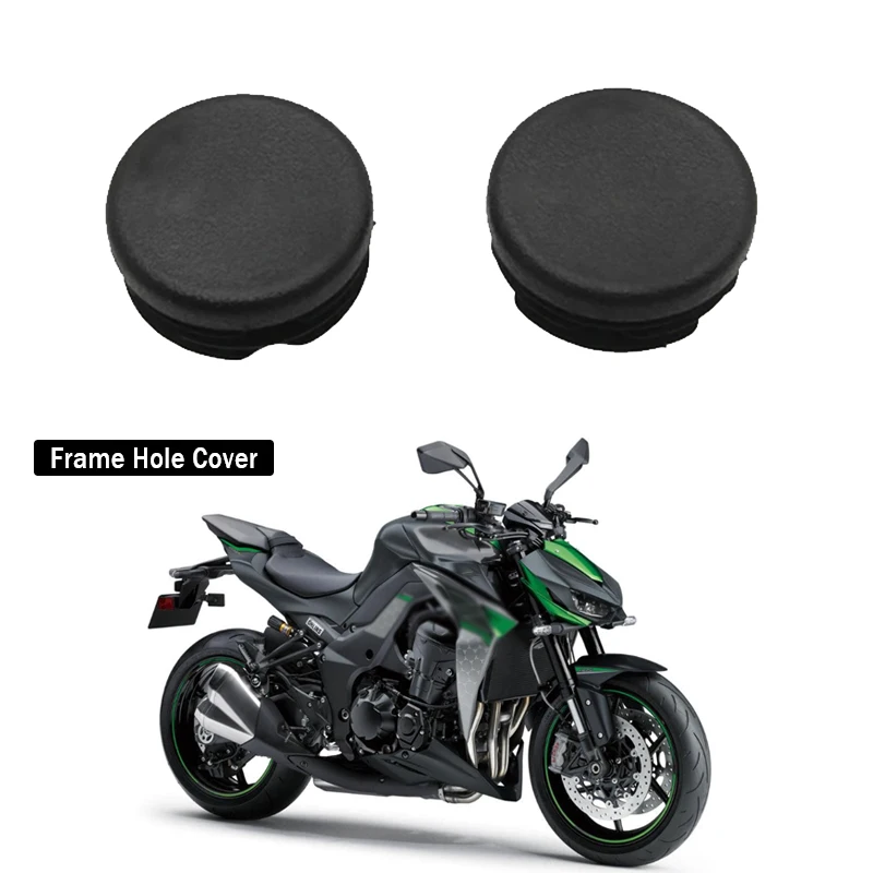 

2PCS Motorcycle Frame Hole Cover Caps Plug Decorative Frame Cap Set Fit For Kawasaki Z1000 Z1000SX z1000 Versys1000 2011-2021