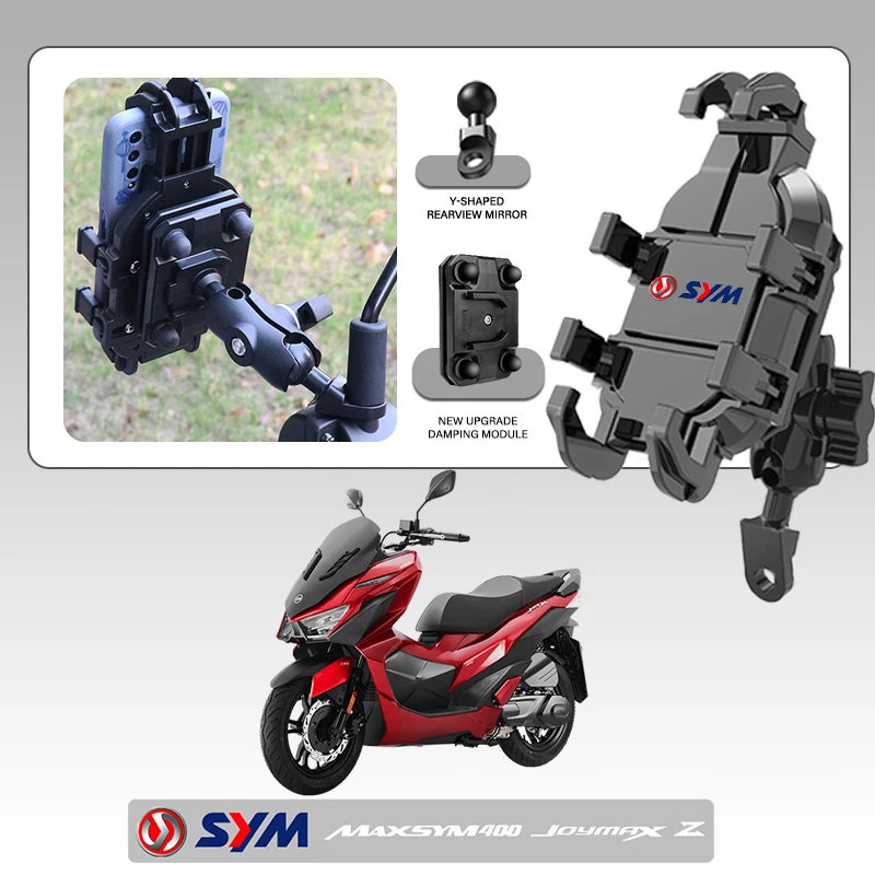 

High-Grade Mobile Phone Holder GPS Stand Bracket Motorcycle Accessories For Sym Joymax Z Adx300 150 Vf 185 Maxsym Cruisym 300