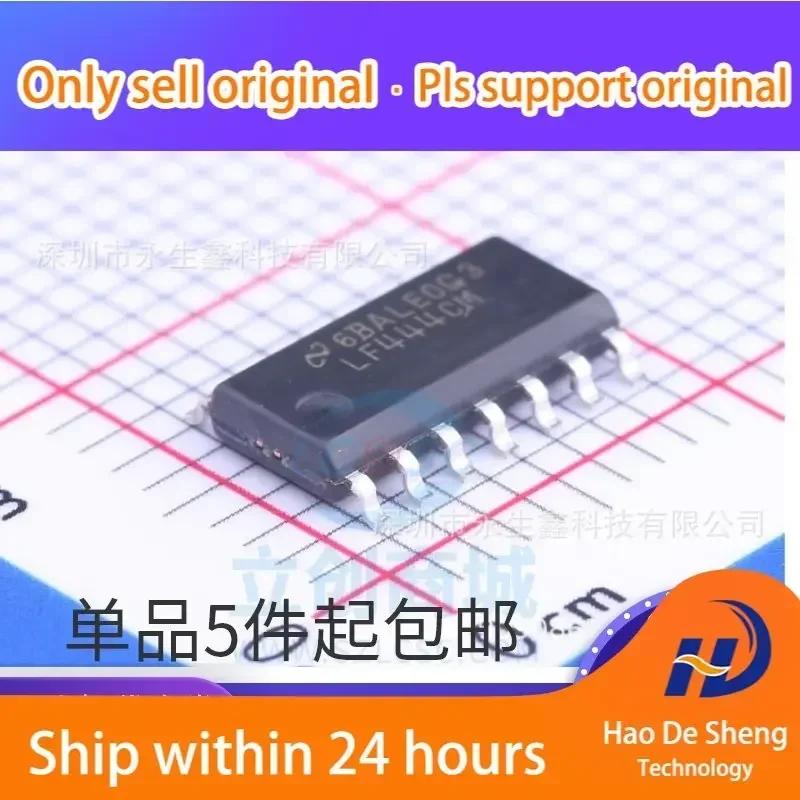 

10 шт./лот LF444CM LF444CMX Линейный усилитель IC SOP14, новый, оригинальный, в наличии